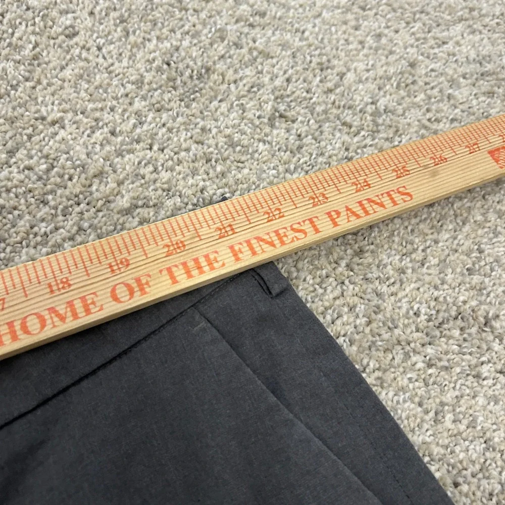 Polo Ralph Lauren Dress Pants 42X30‎ Gray Stretch Classic Fit Trousers Cotton